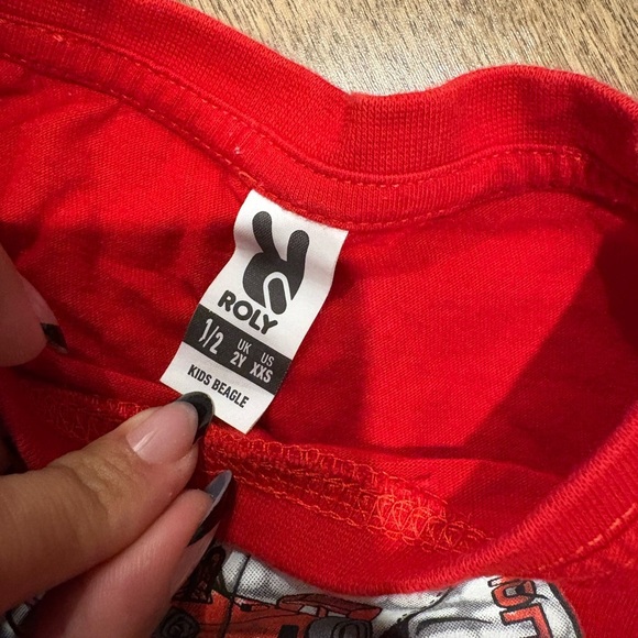 Ferrari Red V-Neck T-Shirt - Picture 3 of 3